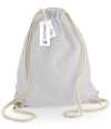 W810 Westford Mill Earthware Organic Gymsac Light Grey colour image